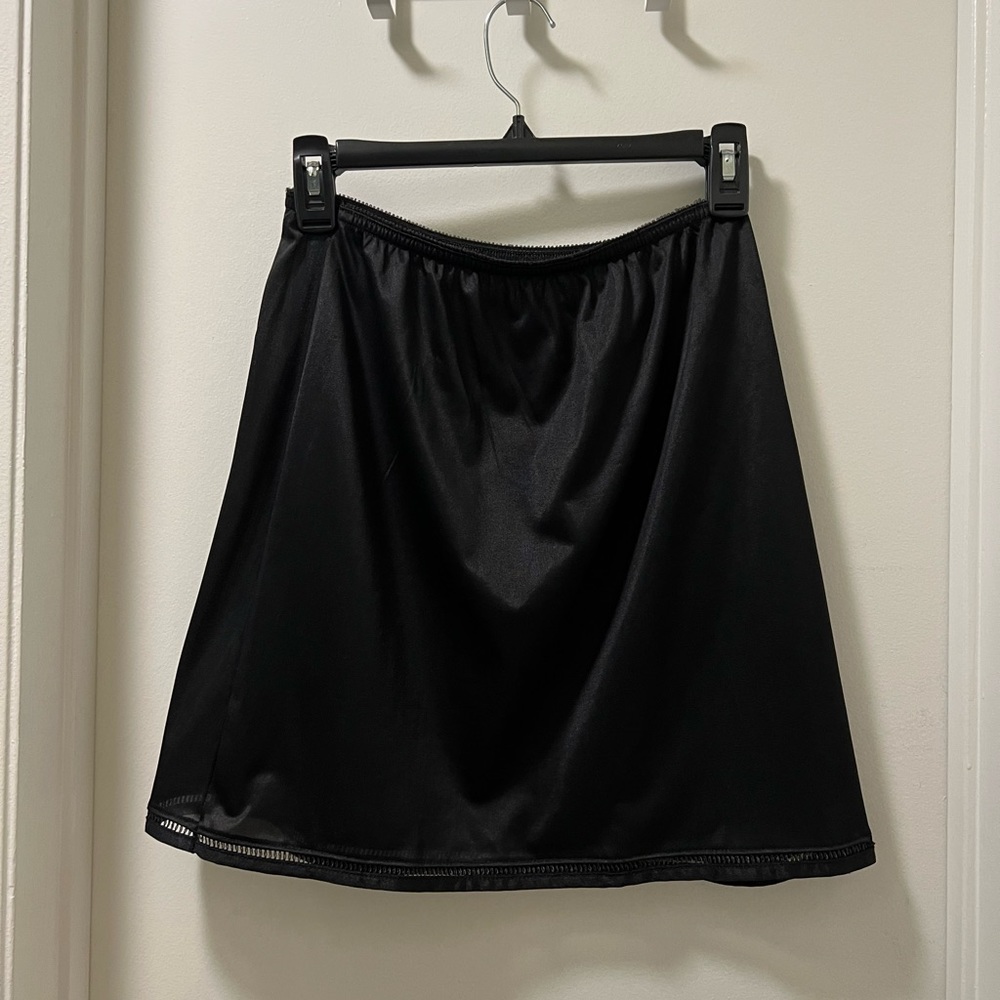 Black Slip Skirt